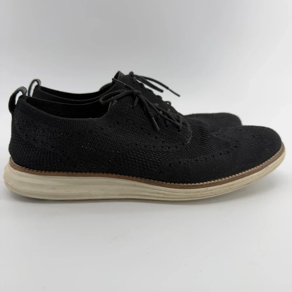 Cole Haan OriginalGrand Stitchlite Wingtip Oxford Black Mens‎ 10M